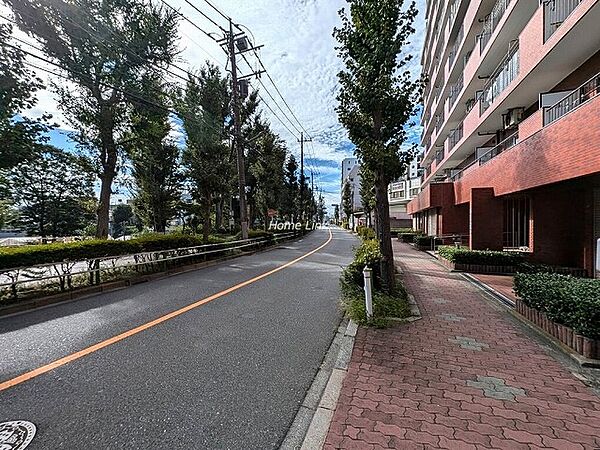 前面道路。