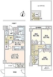 ハイホーム板橋小豆沢 3LDKの間取図画像