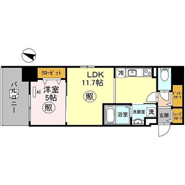 兵庫県神戸市中央区海岸通２丁目(賃貸マンション1LDK・3階・41.91㎡)の写真 その2