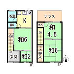 神戸市兵庫区小松通２丁目 2階建 築75年のイメージ