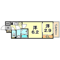 春日野道駅 7.4万円