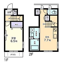 Ｆａｉｒ　Ｆｉｅｌｄ　Ｐｌａｃｅ 1階1DKの間取り