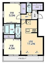 ＶｅｎｔＶｅｒｔ代田 2階
