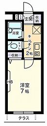 ストラッセ 1Kの間取図画像