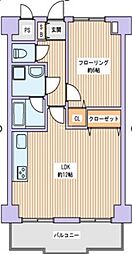 JR京浜東北・根岸線 川崎駅 徒歩15分の賃貸マンション 7階1LDKの間取り