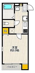 京急本線 京急蒲田駅 徒歩6分の賃貸アパート 1階1Kの間取り