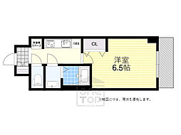 アルティザ江坂 10階1Kの間取り