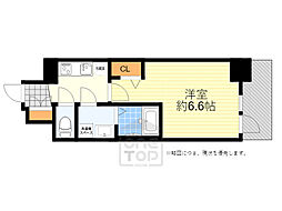 ファーストフィオーレ吹田レガーメ 9階1Kの間取り