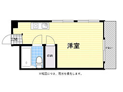 緑地ビル ワンルームの間取図画像