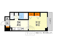 第13関根マンション 1DKの間取図画像