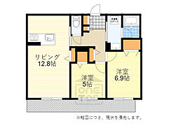 シャーメゾン美喜中桜塚 2LDKの間取図画像