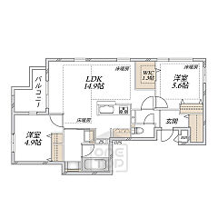 物件の間取り