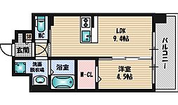 第22関根マンション 1LDKの間取図画像