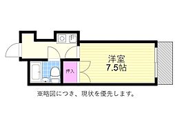 パレロイヤル三番館 1Kの間取図画像