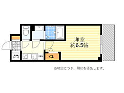 CREST TAPP 庄内 1Kの間取図画像