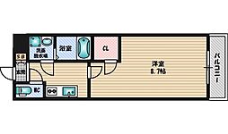 フジパレス吹田イースト3番館 1Kの間取図画像