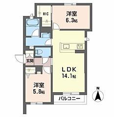 物件の間取り