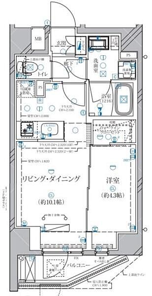 同じ建物の物件間取り写真 - ID:213100716213