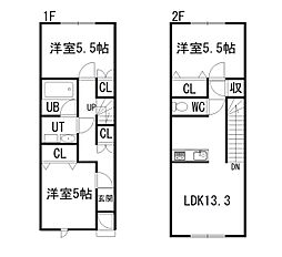 Neige Fort 3LDKの間取図画像