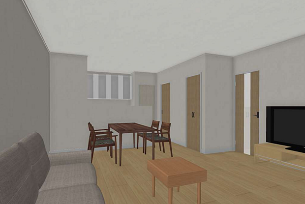 建物プラン例　建物面積92.74m2(約28.05坪)