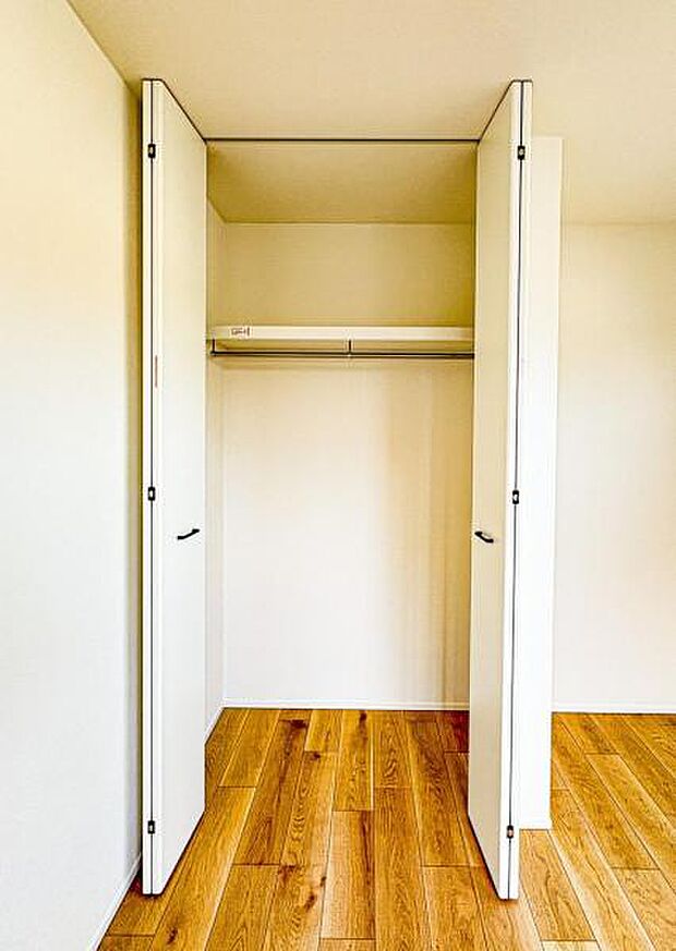 【便利な各居室収納】全室にクロゼット／物入。収納力の高いプラン