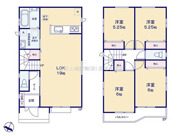 【間取り図：4LDK】嬉しいリビングイン階段＋リビング収納、さらに各居室収納など拘りの間取りをぜひご確認ください！