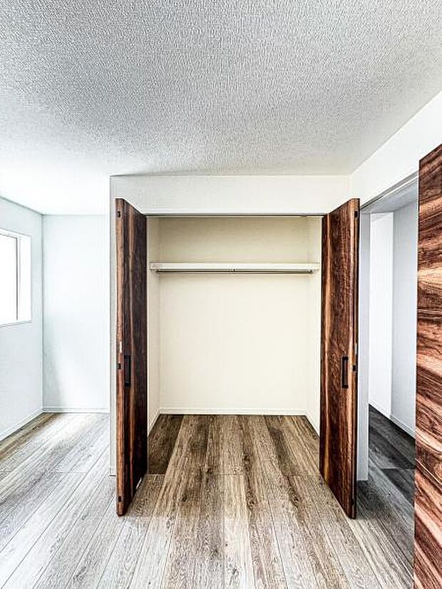 【便利な各居室収納】全室にクロゼット/物入。収納力の高いプラン