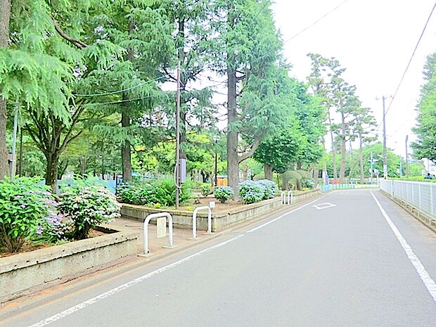 【相模台公園】270m 子供向けの遊具やら野球場やらテニスコートやら、ギュッとつまった公園です。