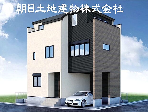 【完成予想パース:外観】※予告なく変更になる可能性がございます。また、現況と相違する場合は現況優先とします。