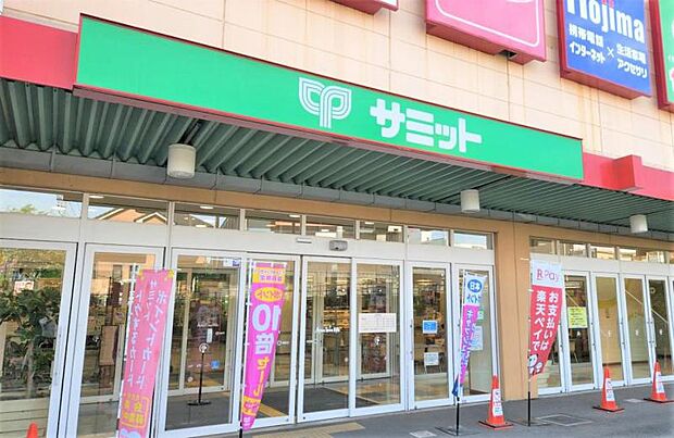 【サミットストア　綾瀬タウンヒルズ店】760ｍ　綾瀬タウンヒルズ店のB1Fにあるスーパーストア。毎週お得な商品の告知がされていますが、お惣菜や弁当もお手頃でお勧めです。