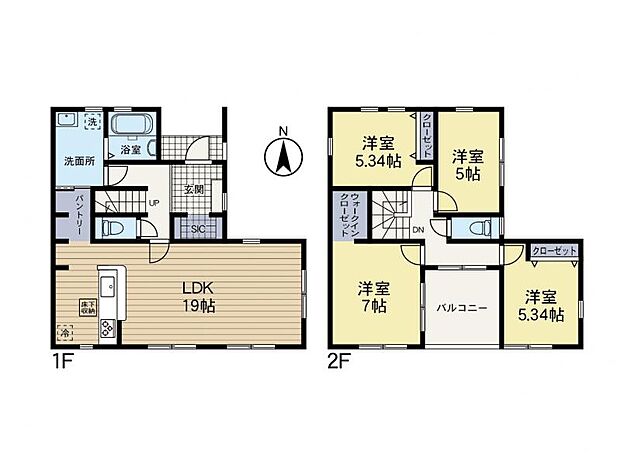 【間取り図：4LDK】