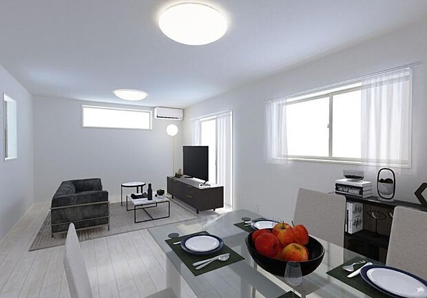 【完成予想パース：リビング】※予告なく変更になる可能性がございます。また、現況と相違する場合は現況優先とします。