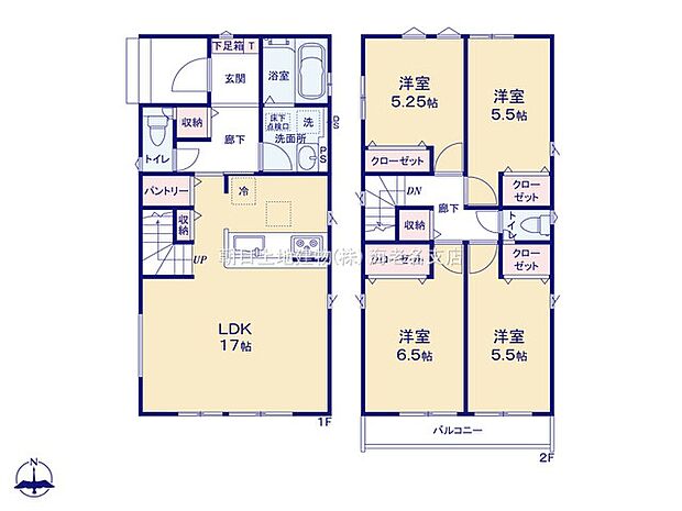 【間取図：4LDK】