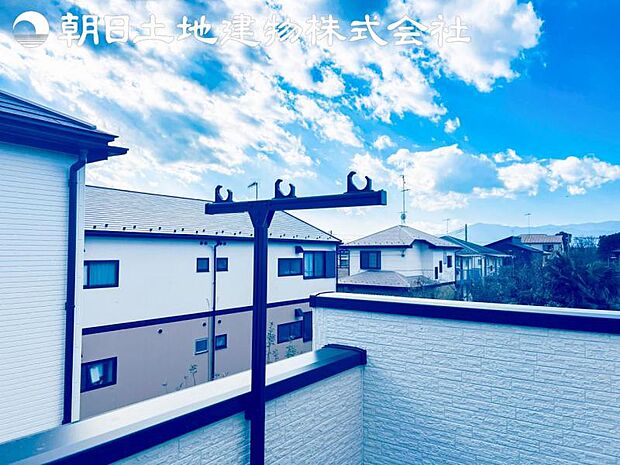 【眺望】日当りよく、心地良い風に吹かれてホッと一息ついてください。