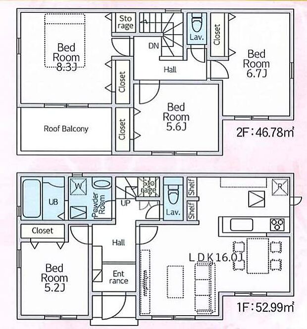 【間取り図：4LDK】