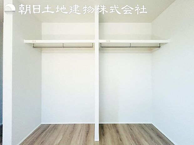 【収納】全居室に収納を完備しておりますので、すっきりとした空間を最大限活用出来ます。