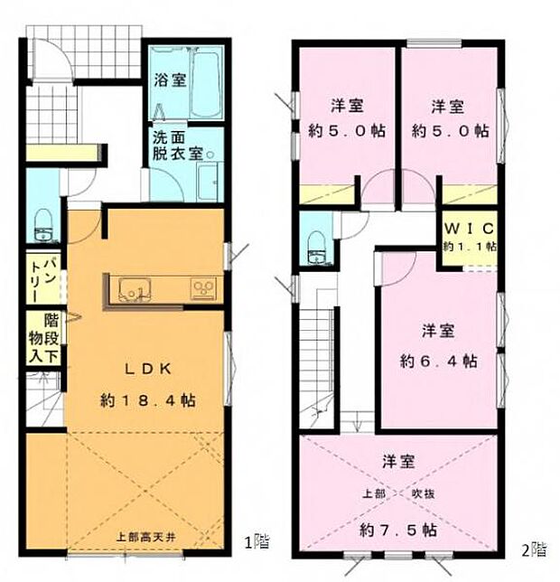 【間取り図：4LDK】