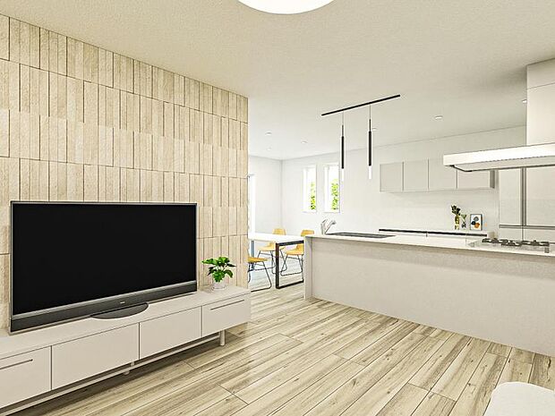 【完成予想パース：リビング】※予告なく変更になる可能性がございます。また、現況と相違する場合は現況優先とします。