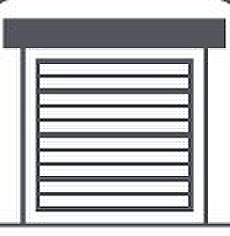 【一部シャッター付】長期の外出時や台風の時に重宝します。