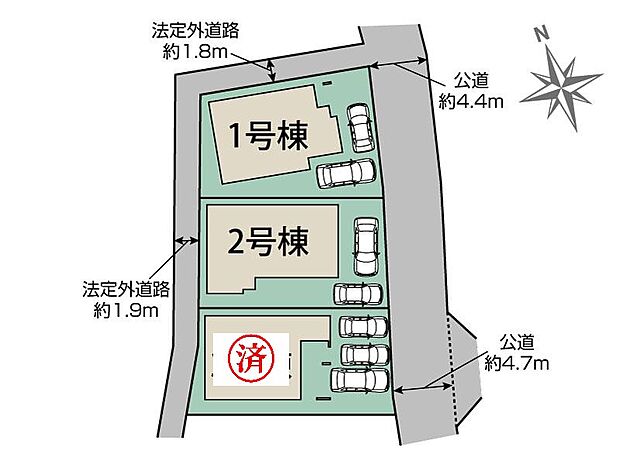 【2号棟:区画図】