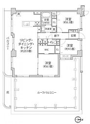 ダイアパレス海老名 3LDKの間取図画像