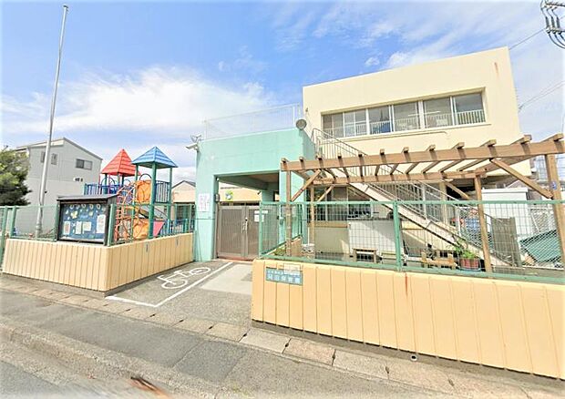 【岡田保育園】649m 丁寧な保育内容で安心して預けられます。