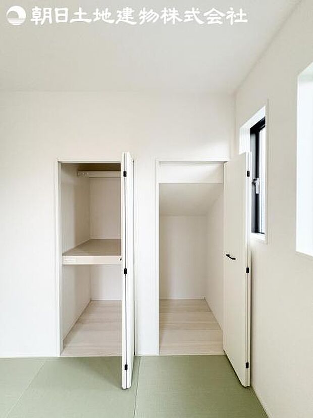 【収納】全居室に収納を完備しておりますので、すっきりとした空間を最大限活用出来ます。