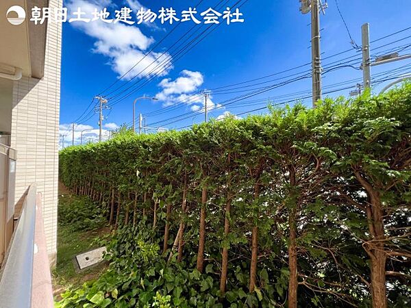 【眺望】道路の通行人からプライバシーを守れるよう目隠しされていて安心です。