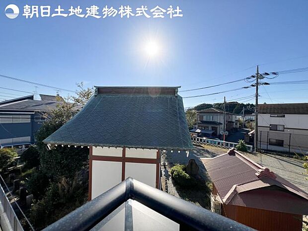 【眺望】眺望は視界を遮る建物がございませんので四季折々の素敵なシティービューが楽しめます。