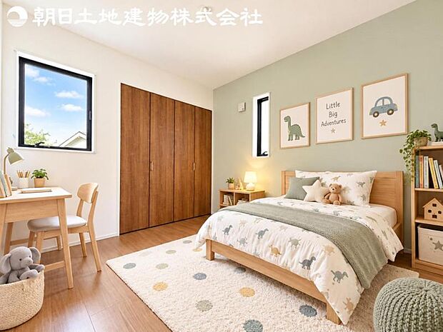 【子供部屋】道行く人の視線を気にせず暮らせる安心感。
