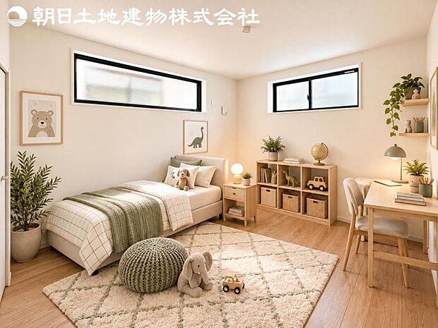 【納戸(子供部屋)】納戸ではありますが、お子様部屋としても活用できます。※家具や小物等はCG合成です。