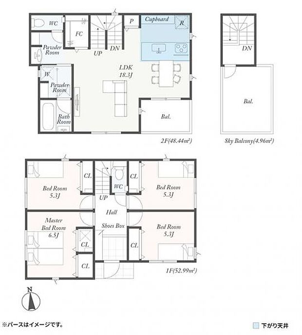 【3号棟間取図】