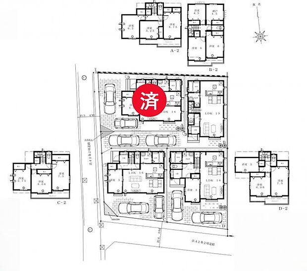 【間取図＋区画図】