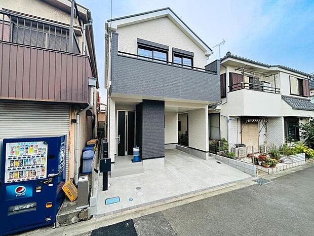 【現地外観】建物完成済みです！！いつでもご内見可能です！！